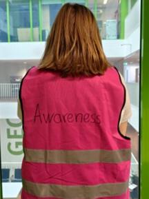 Bild der Awareness-Warnweste